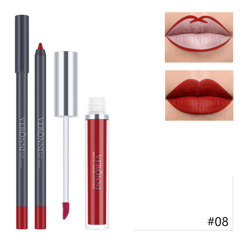 Velvet Kiss Lip Gloss & Liner Duo