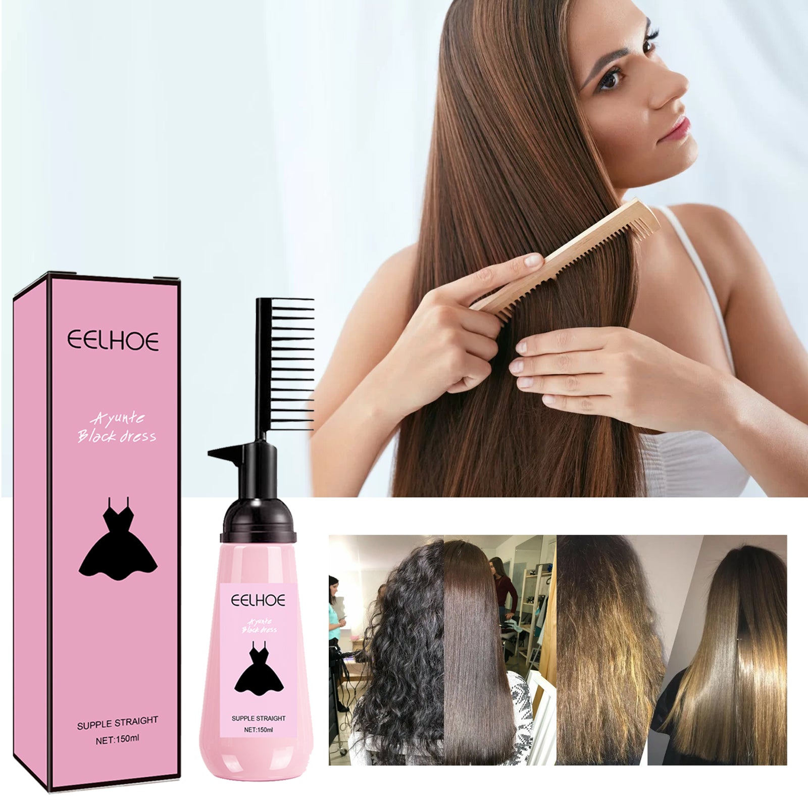 GlassyComb™ – Instant Sleek Hair