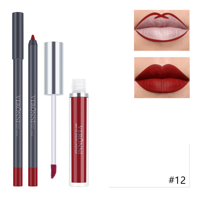 Velvet Kiss Lip Gloss & Liner Duo