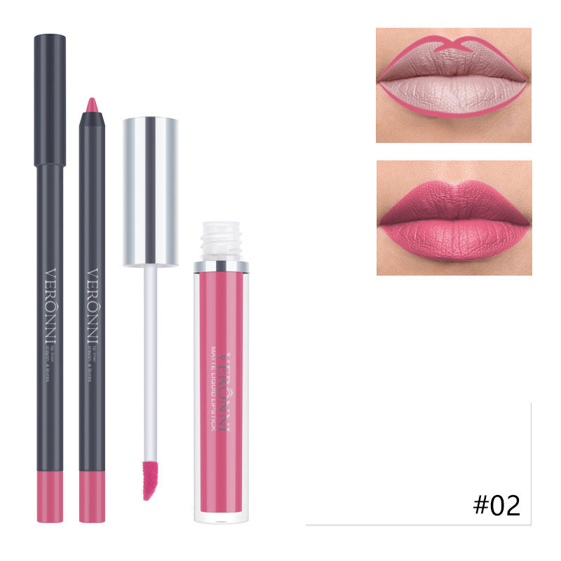 Velvet Kiss Lip Gloss & Liner Duo