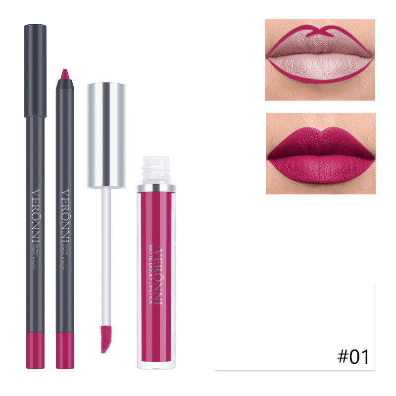 Velvet Kiss Lip Gloss & Liner Duo